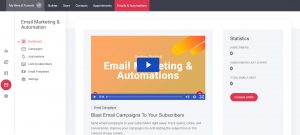 email automation simvoly 
