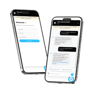 TeamJUH Smart Chatbot with ChatGPT and Claude two screen